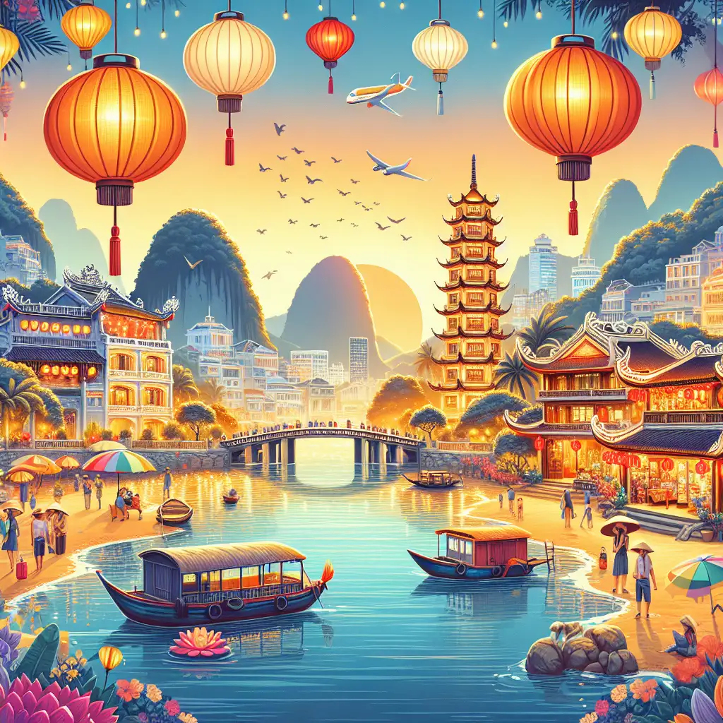 kham pha dia diem du lich viet nam mua he 2025